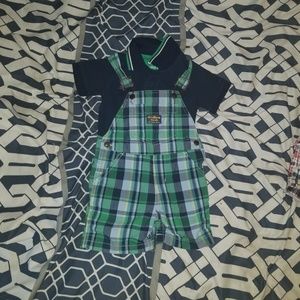 Oshkosh 24m overall outfit